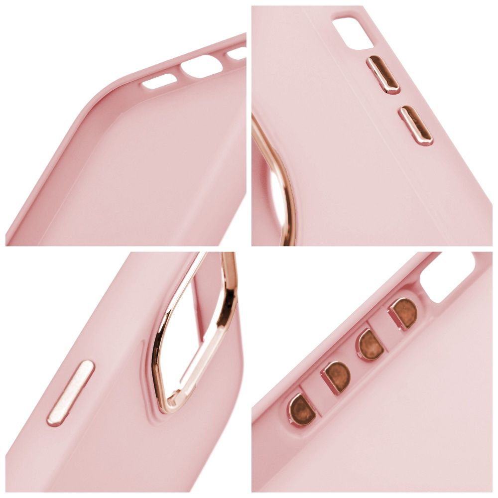 Husa Silicon Soft cu Rama Protectie Lentila Samsung S24 Plus- Roz - 2 | YEO